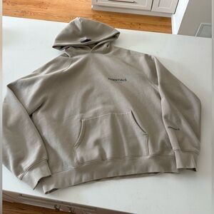 Fear of God Essentials desert sand Hoodie